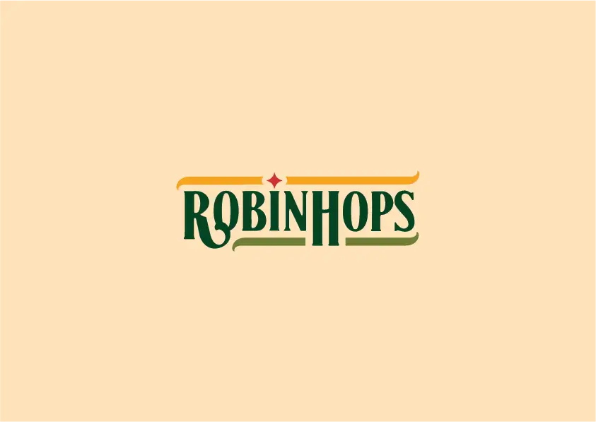 Robinhops logotype light background
